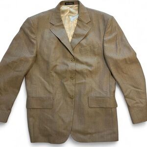 Oscar de la Renta Men's Tan Sport Coat